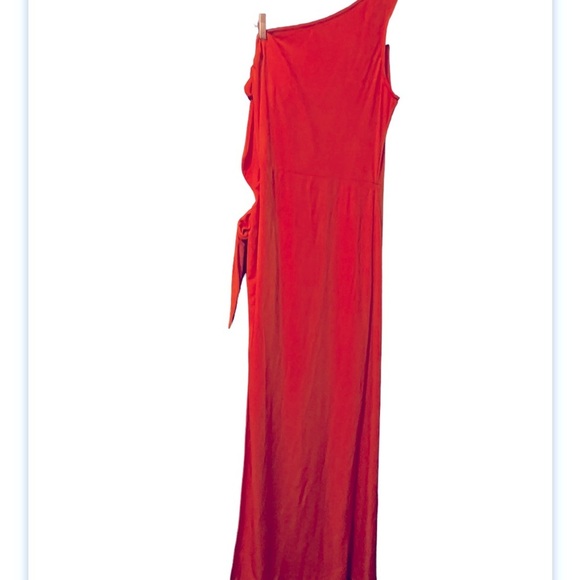 REBDOLLS Kala Peek A Boo Adjustable Side Strap Maxi Dress Sz L Women - Picture 5 of 9